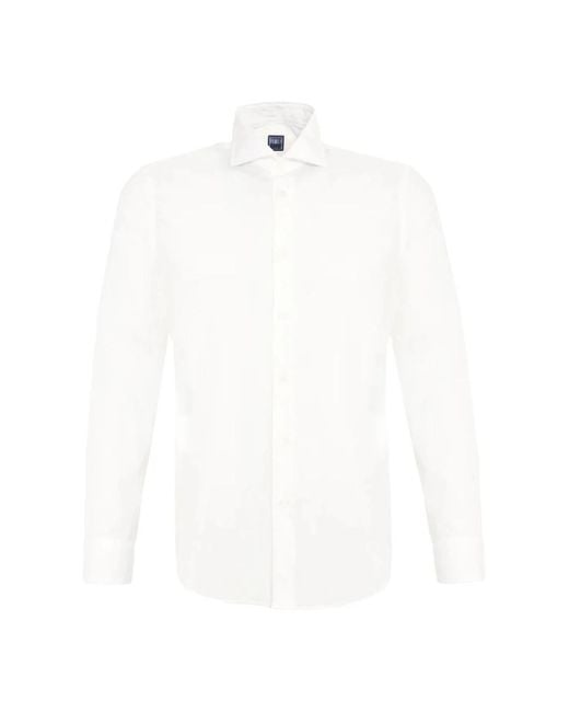 Fedeli White Formal Shirts for men
