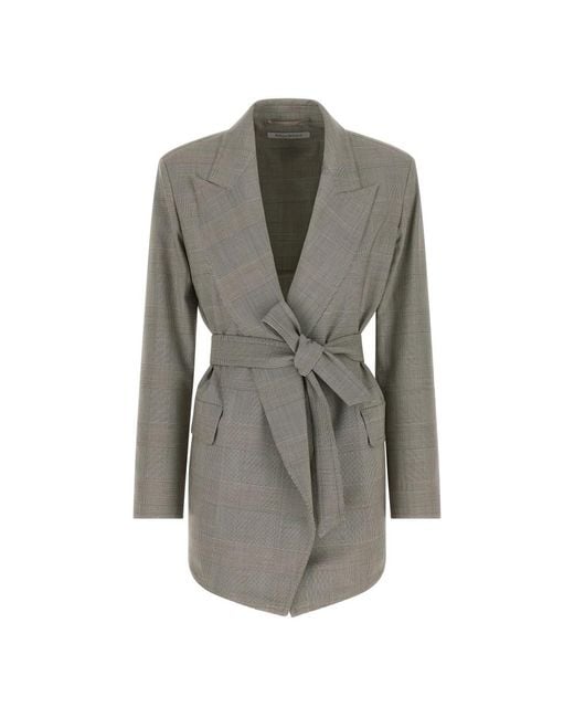 Max Mara Gray Blazers