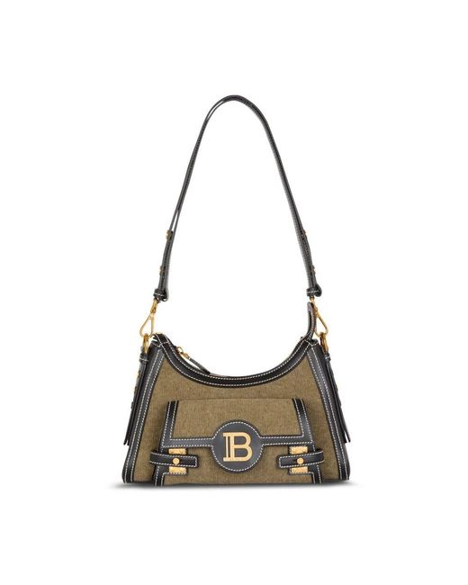 Balmain Metallic Shoulder Bags