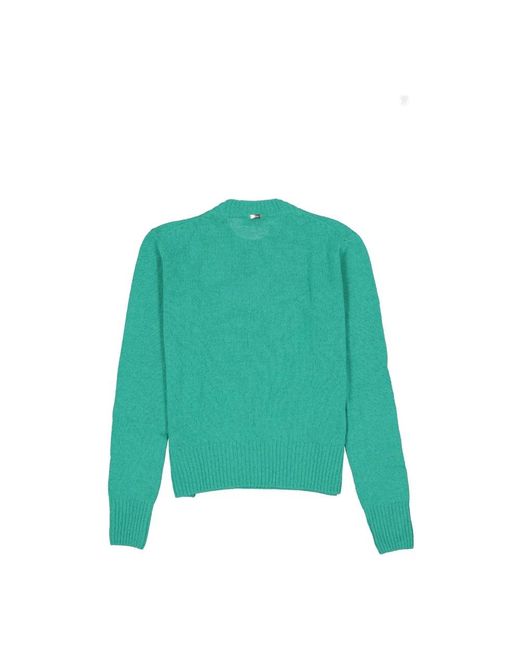 Herno Green Round-Neck Knitwear