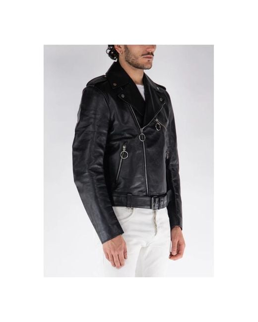 Jackets > leather jackets Off-White c/o Virgil Abloh pour homme en coloris Black