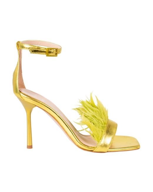High heel sandals Liu Jo de color Yellow