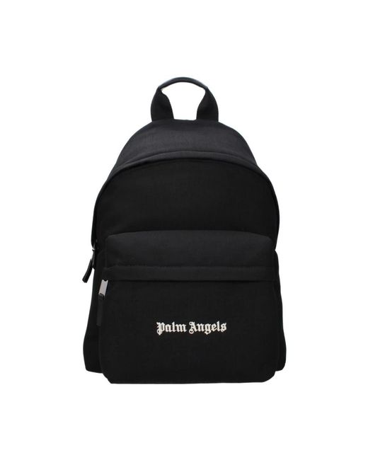 Palm Angels Black Backpacks for men
