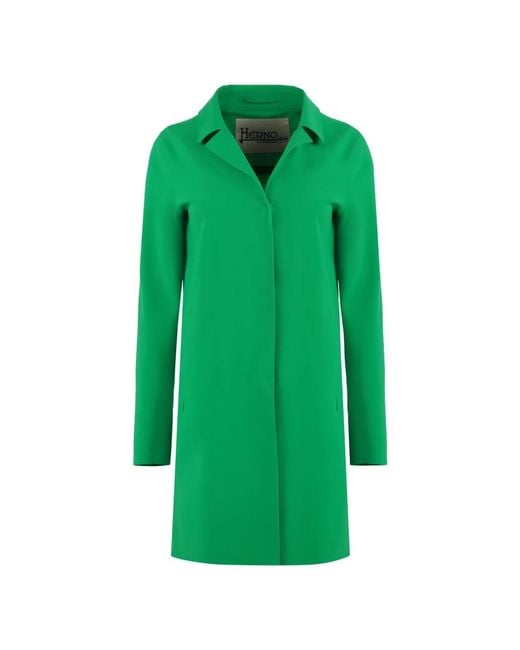 Coats > single-breasted coats Herno en coloris Green