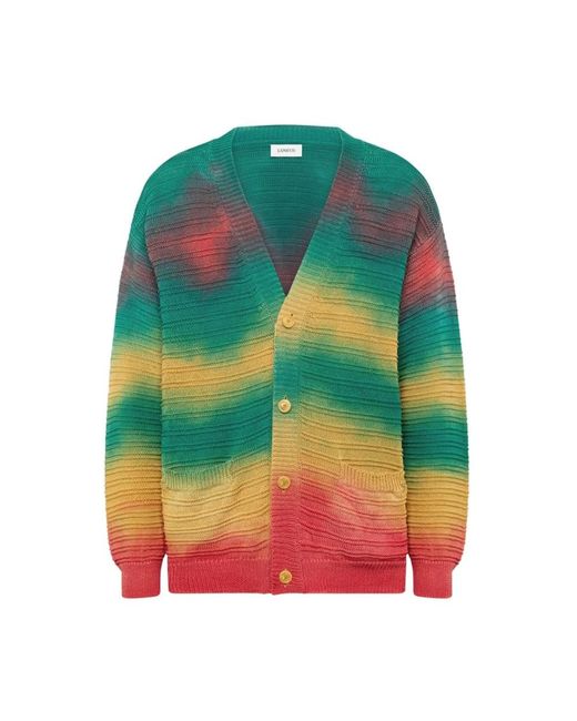 Cardigans Laneus de hombre de color Green