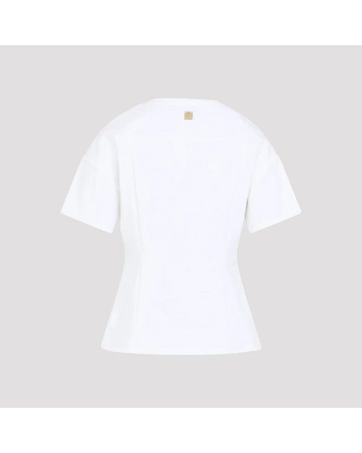 Elisabetta Franchi White T-Shirts