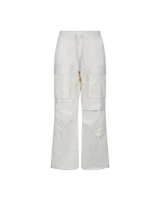 Thom Krom Gray Wide Trousers for men