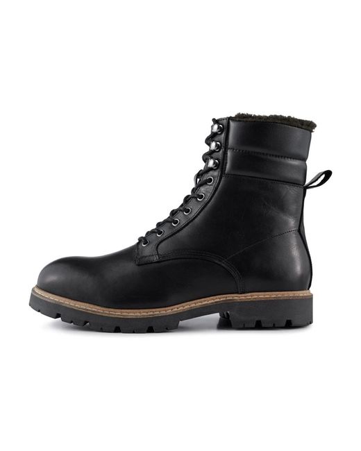 Shoe The Bear Black Lace-Up Boots for men