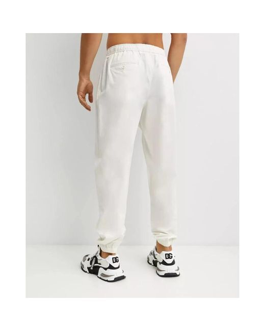 Dolce & Gabbana Natural Sweatpants for men