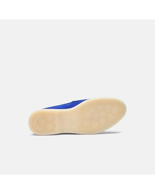 Scarosso Lilia Electric Blue Suede Loafers