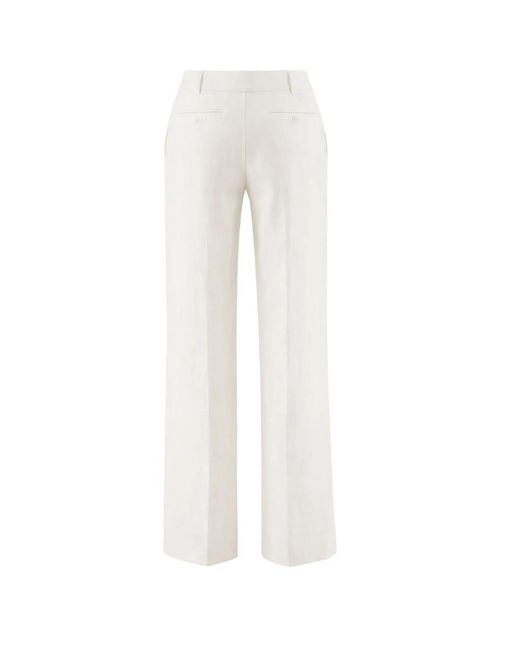 Ermanno Scervino White Wide Trousers