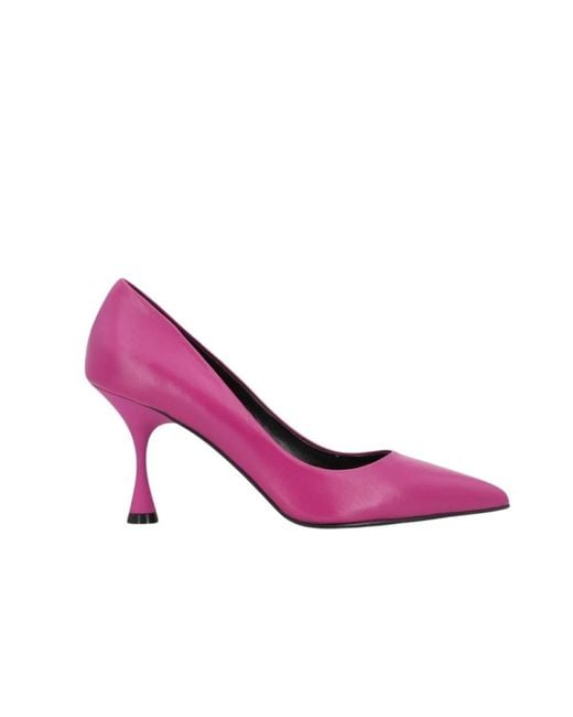 Gianmarco F. Pink Fuchsia Lederpumps