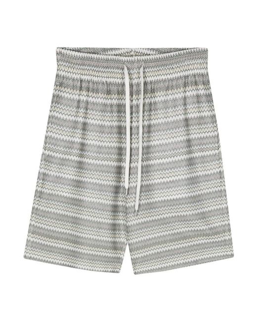 Missoni Gray Casual Shorts for men