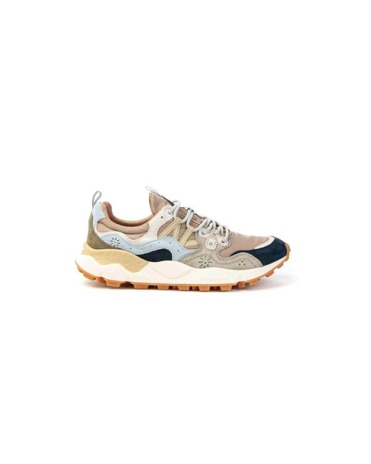 Flower Mountain White Sneakers for men
