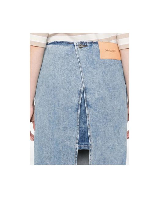 J.W. Anderson Blue Denim Skirts