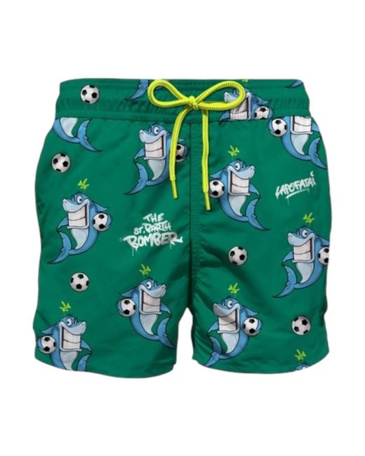 Mc2 Saint Barth Green Beachwear for men