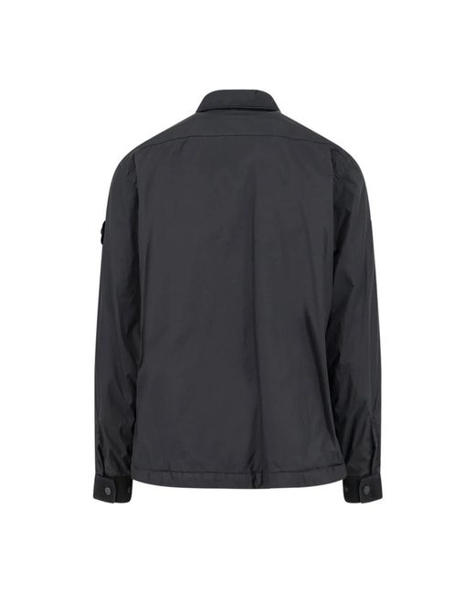 Stone Island Black Light Jackets for men