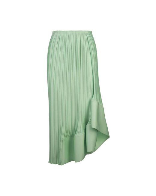 Lanvin Green Midi Skirts