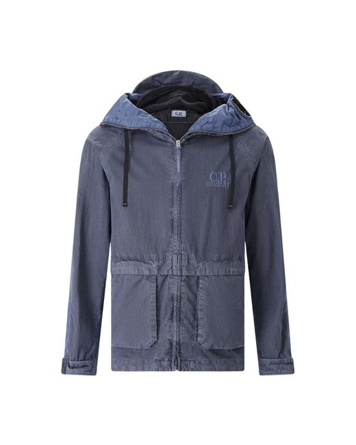 C P Company Goggle Parka in het Blue voor heren