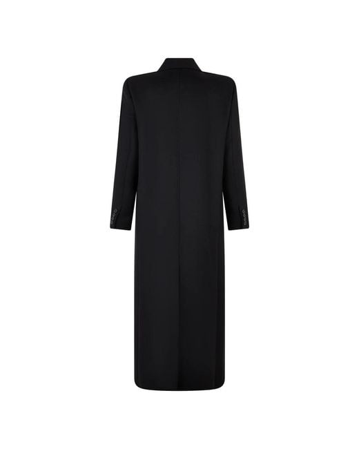 Max Mara Black Double-Breasted Coats