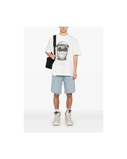 Agolde Blue Denim Shorts for men