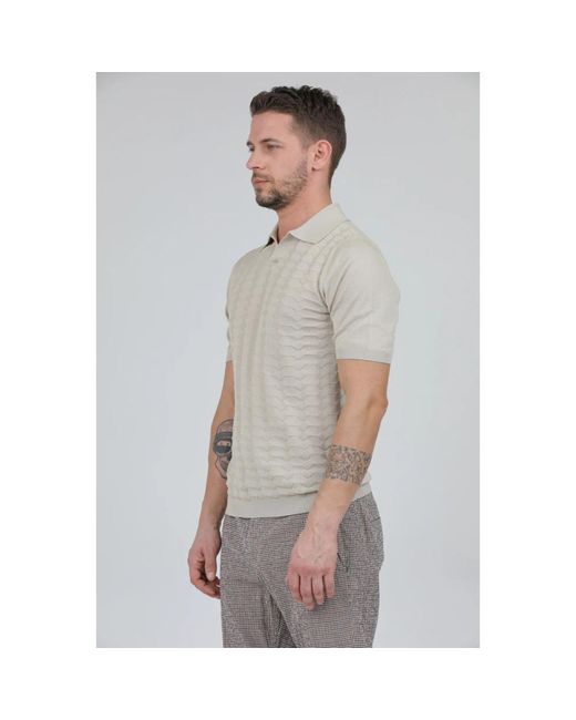 Irish Crone Gray Polo Shirts for men