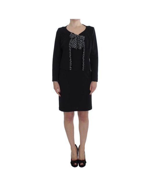Bencivenga Black Short Dresses