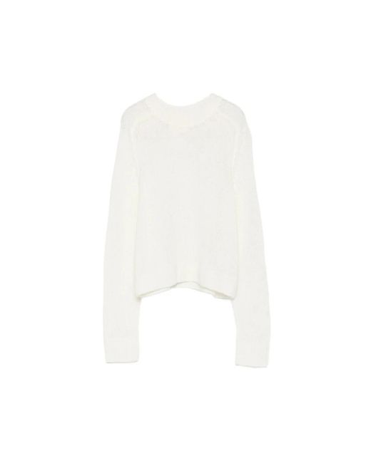 Lisa Yang White Cashmere Knitwear