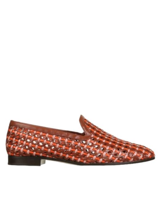 Fratelli Rossetti Red Loafers