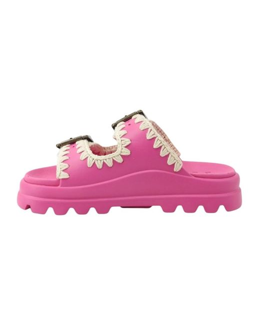 Sliders Mou en coloris Pink