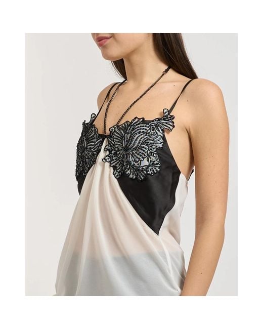 Fracomina White Sleeveless Tops