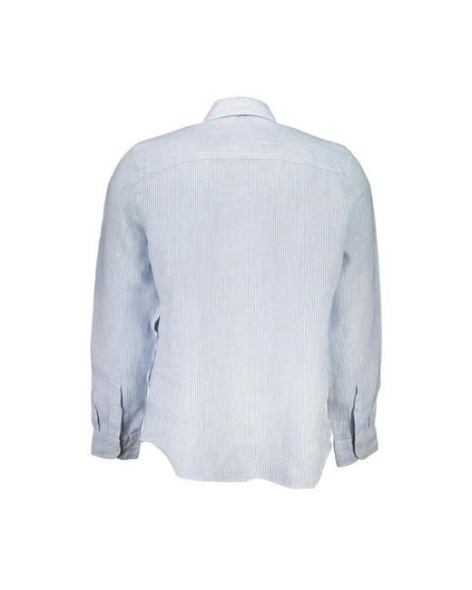 North Sails Blue Casual Shirts for men