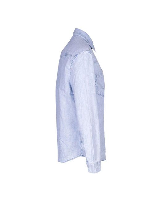 Dondup Denim Texanisches Hemd Mit Perlmuttknöpfen in Blue für Herren