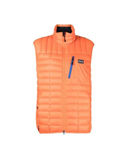 Ralph Lauren Orange Vests for men