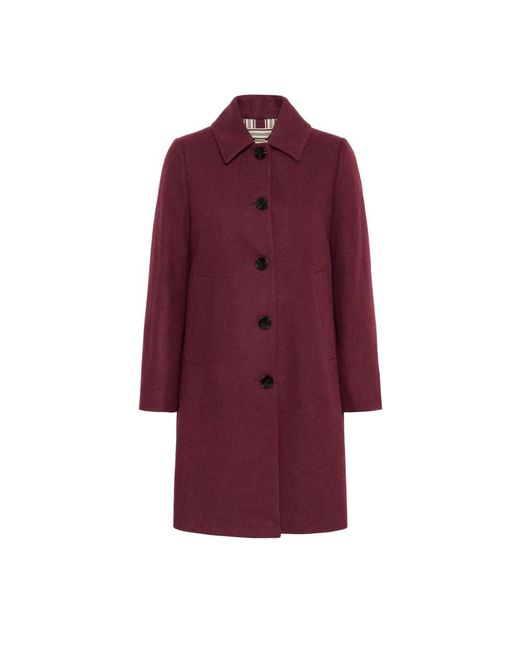 Part Two Purple Single-Breasted Coats