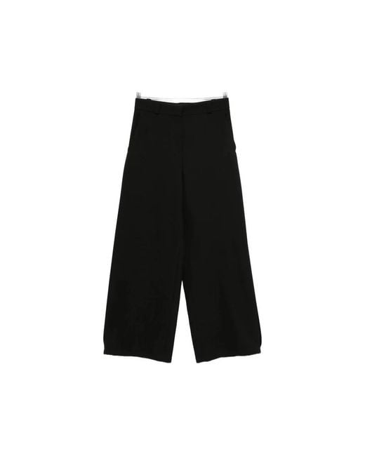Giorgio Armani Black Wide Trousers