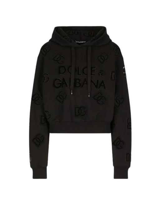 Dolce & Gabbana Black Hoodies