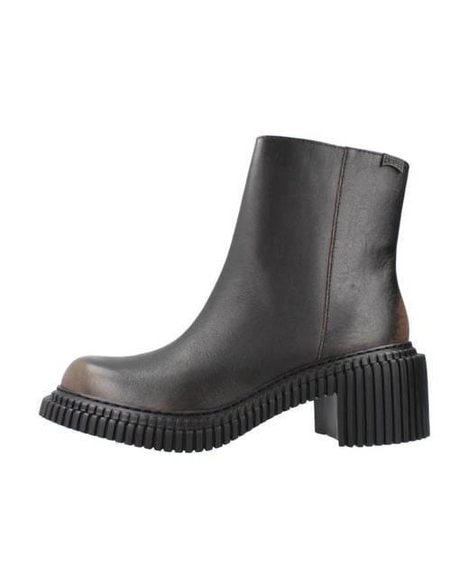 Camper Black Heeled Boots