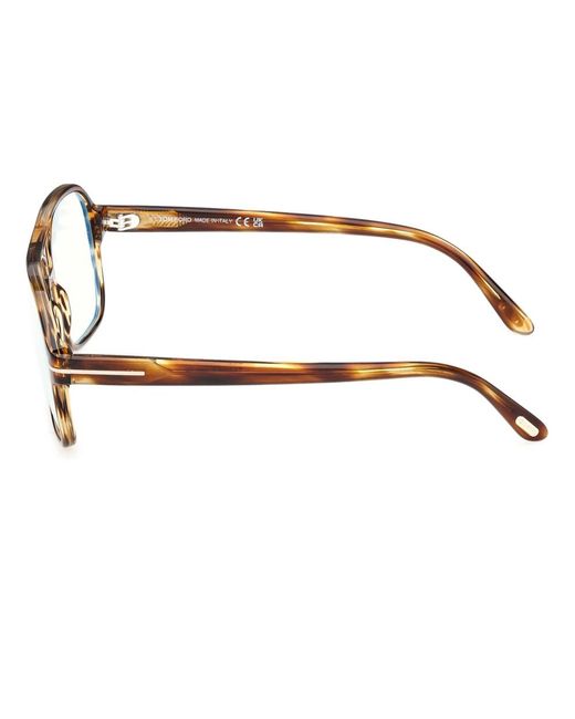 Tom Ford Metallic Navigator Block Opticals