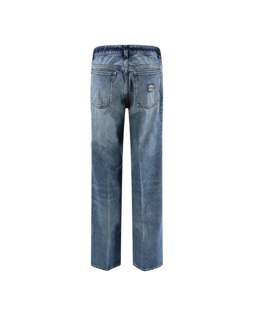 Miu Miu Blue Straight Fit Jeans