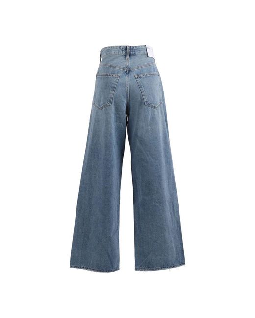 Agolde Blue Wide Jeans
