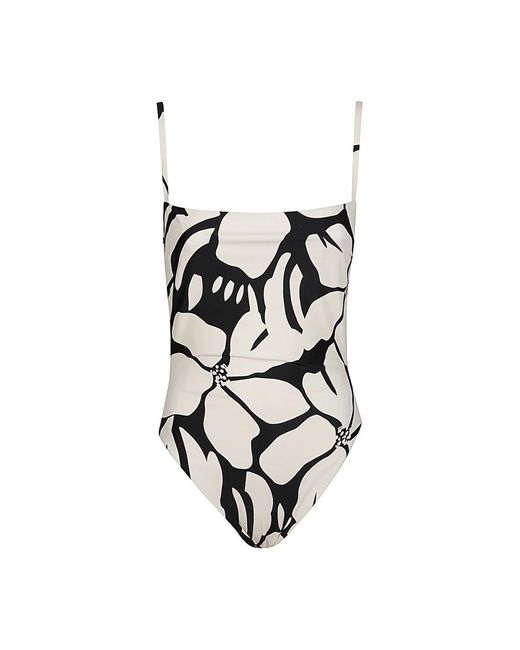 Ziah Badmode ,Veelkleurig ,Multi Colour Logo Badpak Zee Kleding in het Black