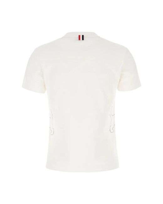 Thom Browne White T-Shirts