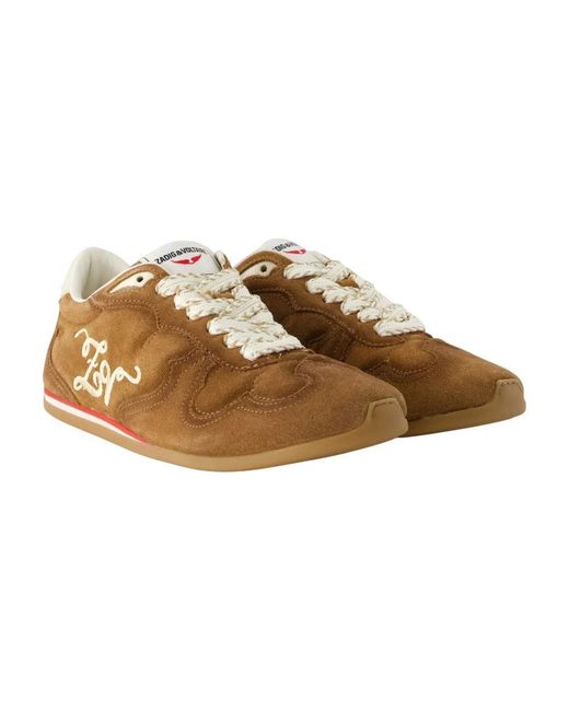 Zadig & Voltaire Brown Sneakers