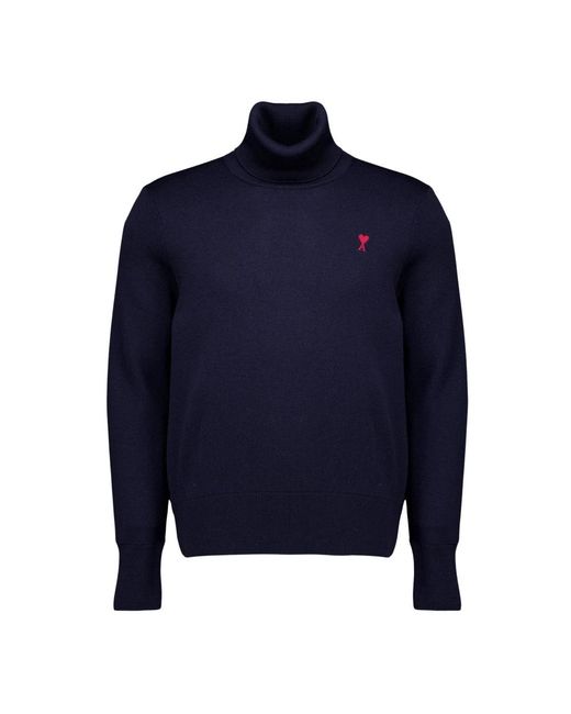Turtlenecks AMI de hombre de color Blue