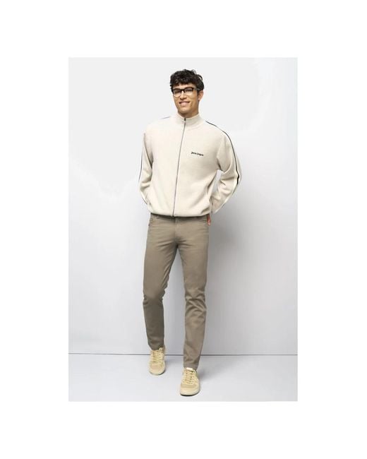 Meyer Gray Slim-Fit Trousers for men