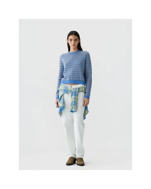Guest In Residence Blue Cashmere Knitwear
