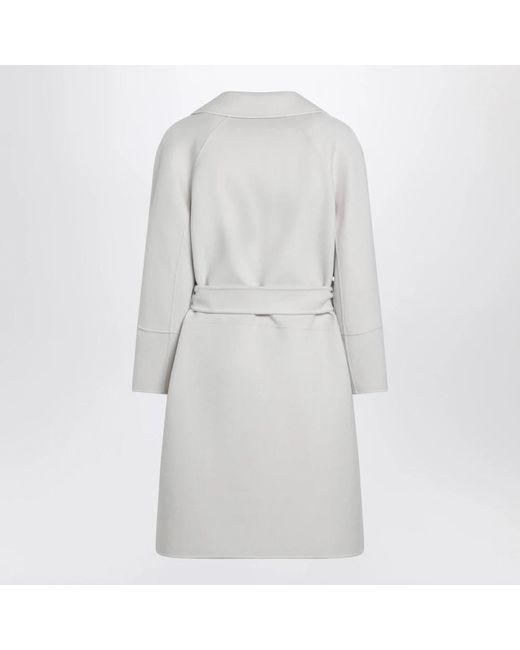 Max Mara Gray Belted Coats