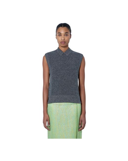 Marni Blue Round-Neck Knitwear