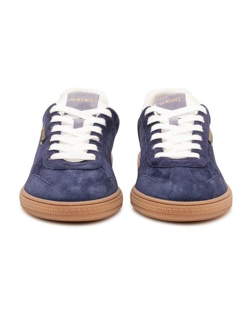 Versace Blue Sneaker Suede